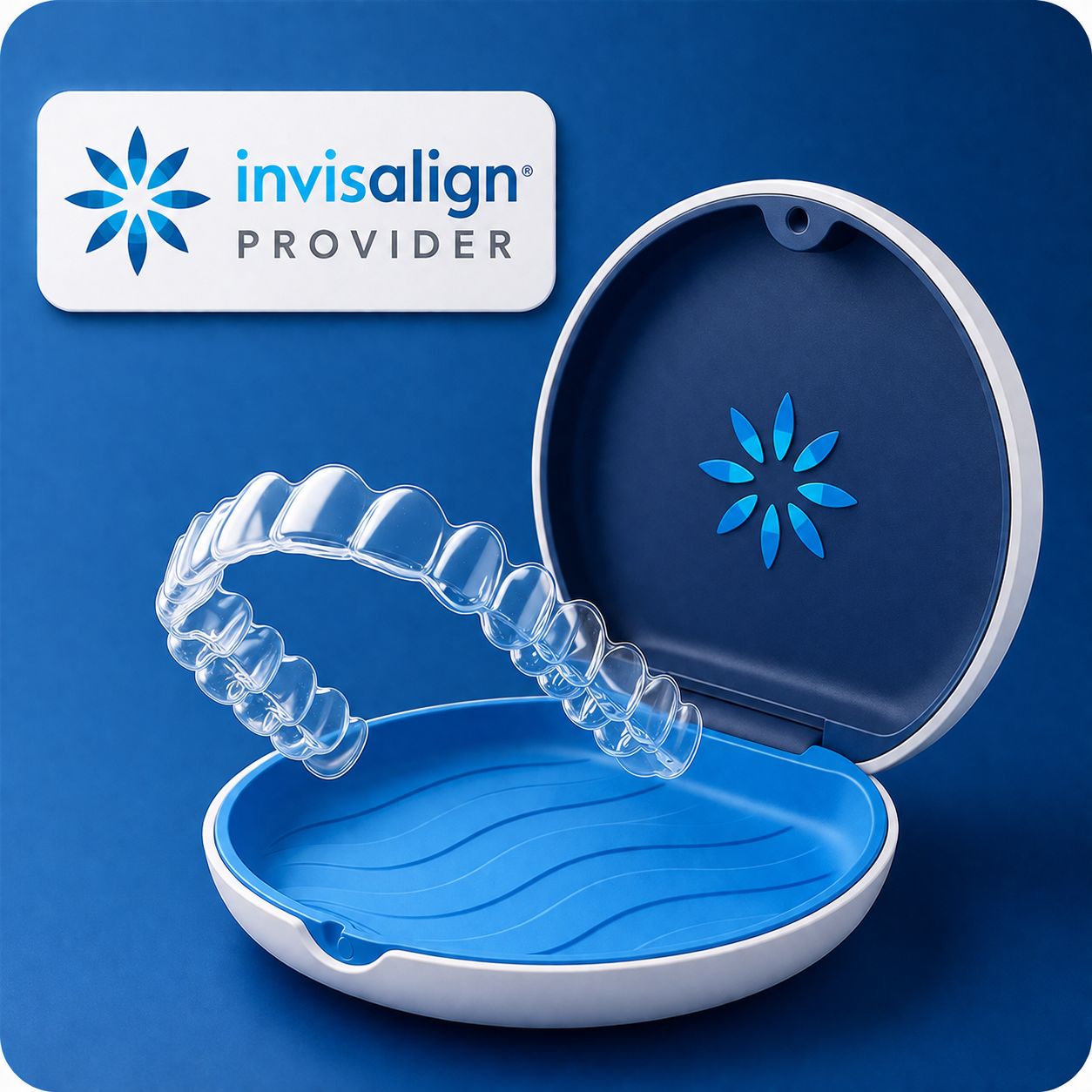 Invisalign clear aligner tray at Confident Health Care, Ranchi